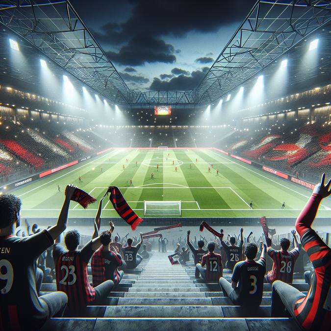 Fans AC Milan kecewa di stadion Australia usai batalnya laga pramusim