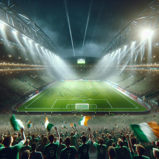 Piala Dunia 2026 atmosfer stadion penuh suporter Irlandia