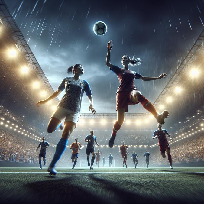 Sepak Bola internasional 2025 dengan aksi dramatis di stadion penuh penonton