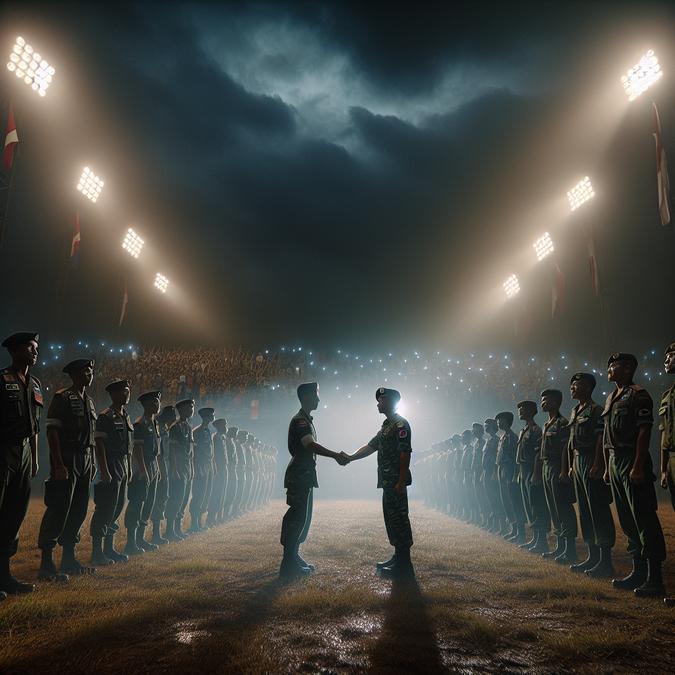 Bentrok TNI Brimob di lapangan sepak bola Buton Selatan berakhir damai