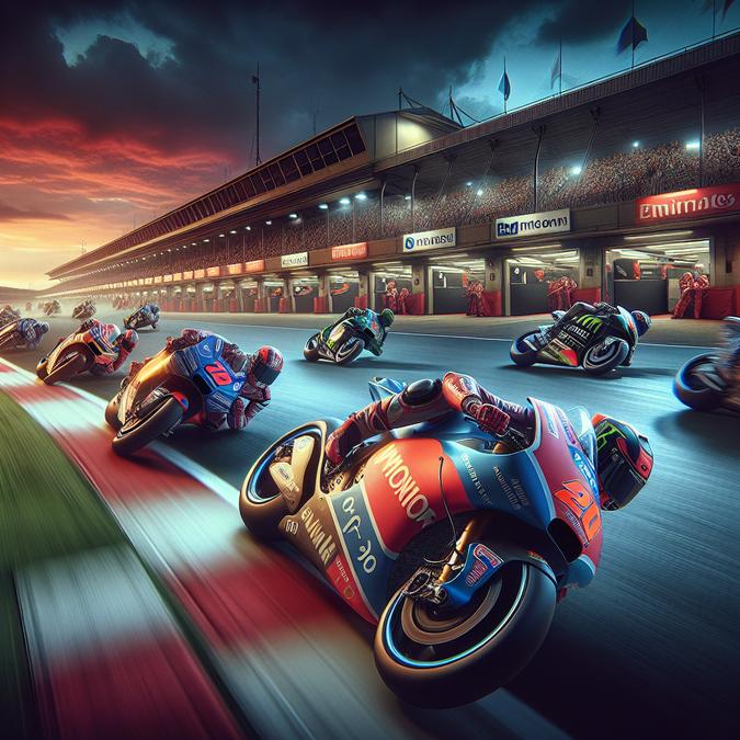 Aksi motor dan tim di pre-season testing MotoGP 2026